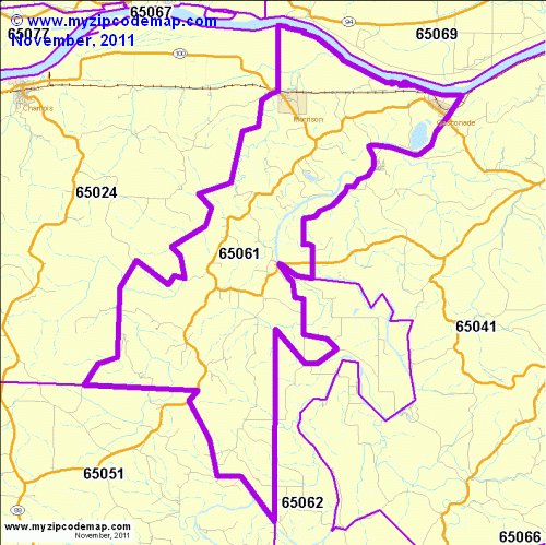 map of 65061
