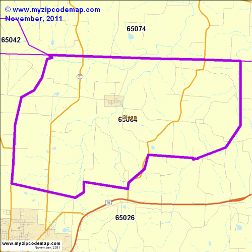 map of 65064