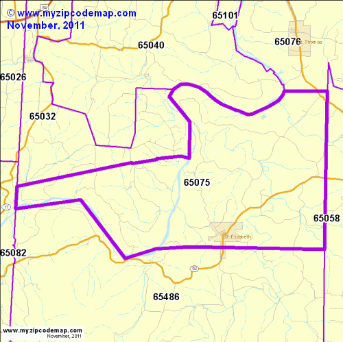 map of 65075