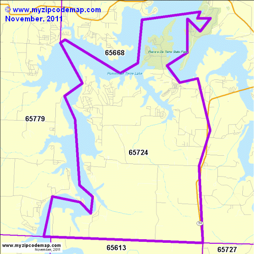 map of 65724