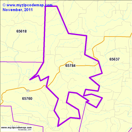 map of 65784