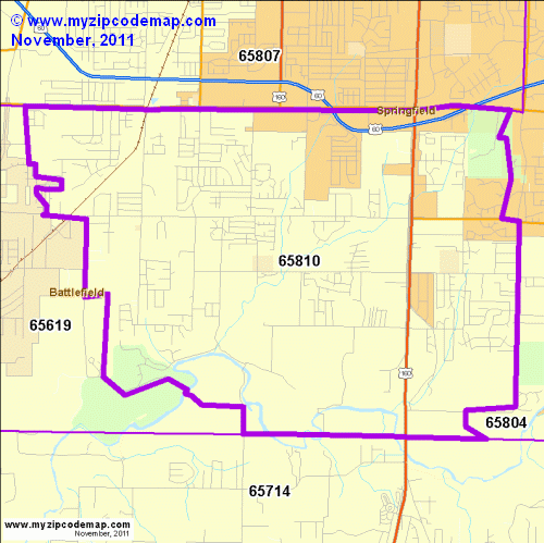 map of 65810