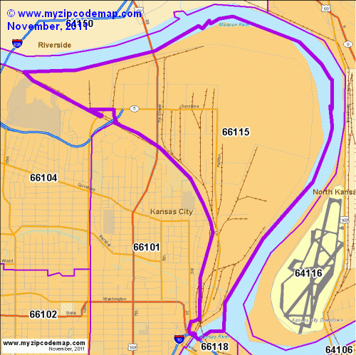 map of 66115