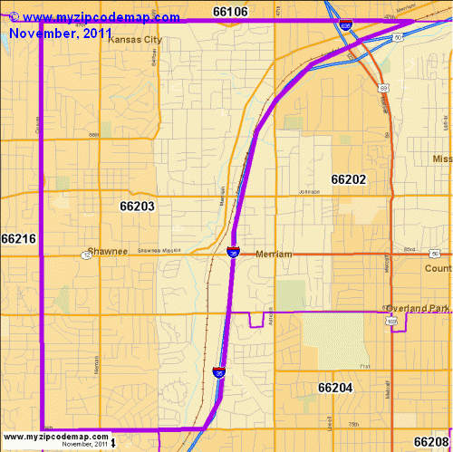map of 66203