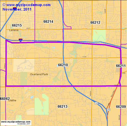 map of 66210