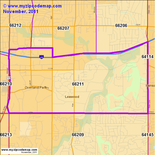 map of 66211