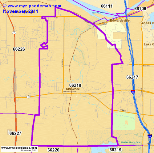 map of 66218