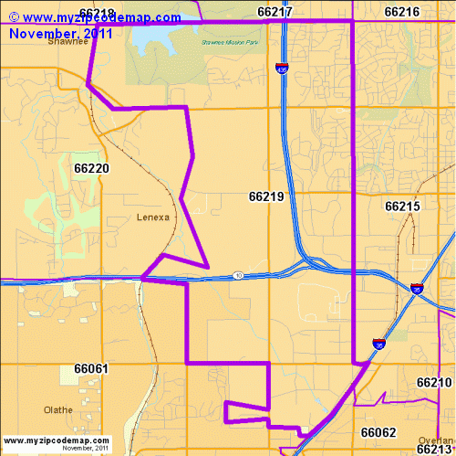 map of 66219