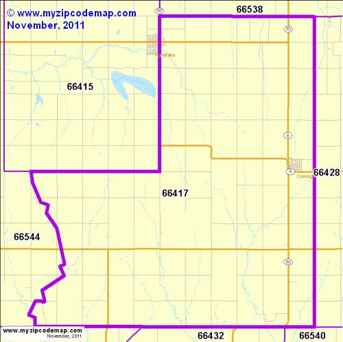 map of 66417