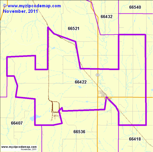 map of 66422