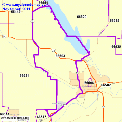 map of 66503