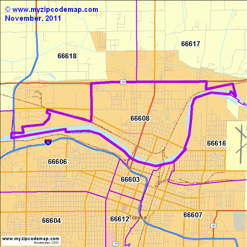 map of 66608