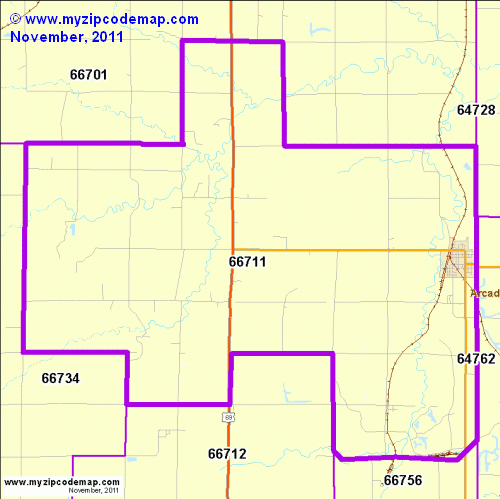 map of 66711