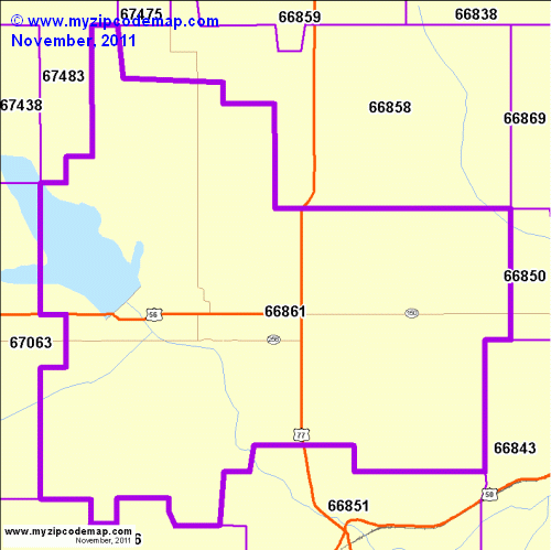 map of 66861