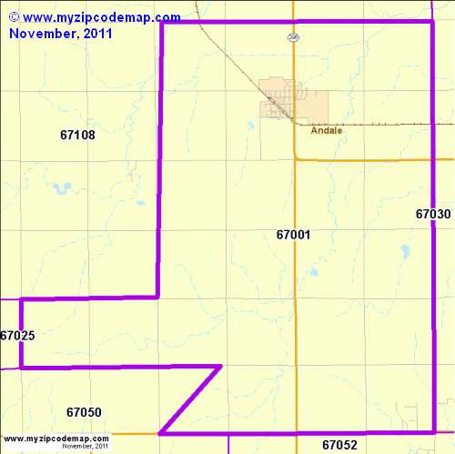 map of 67001