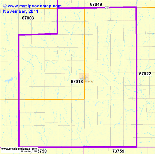 map of 67018