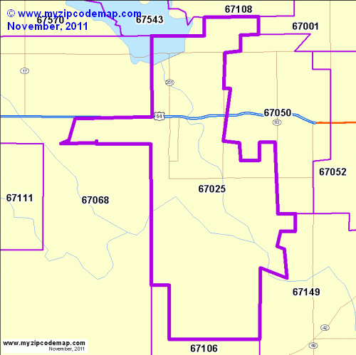 map of 67025