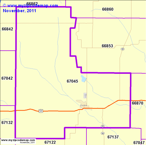 map of 67045