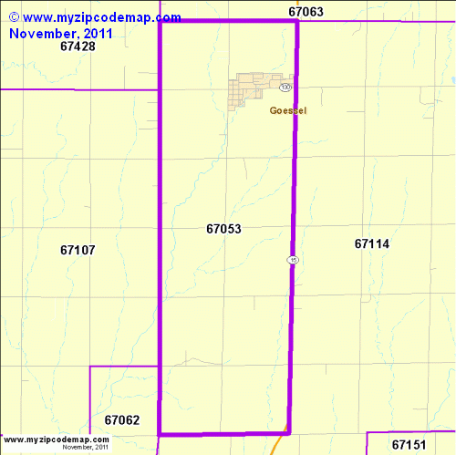 map of 67053