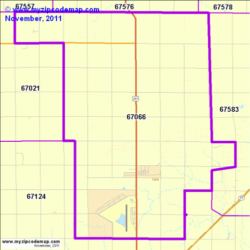 map of 67066