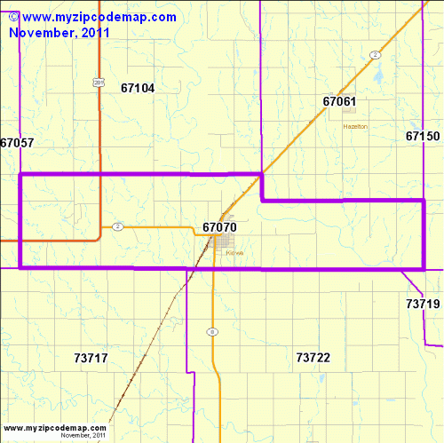 map of 67070