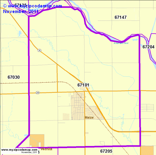map of 67101