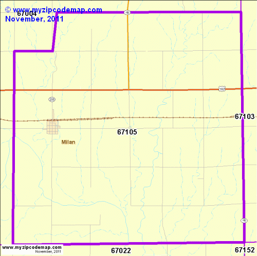 map of 67105