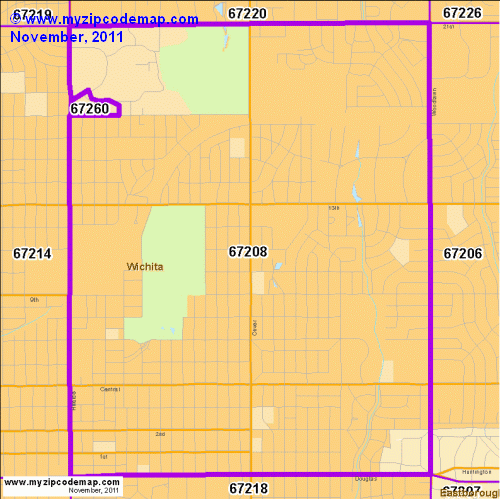 map of 67208