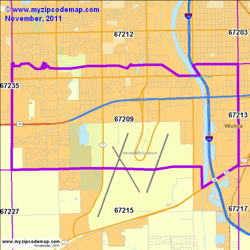 map of 67209