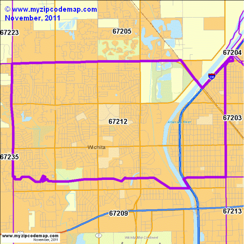 map of 67212