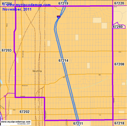 map of 67214
