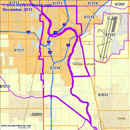 map of 67216
