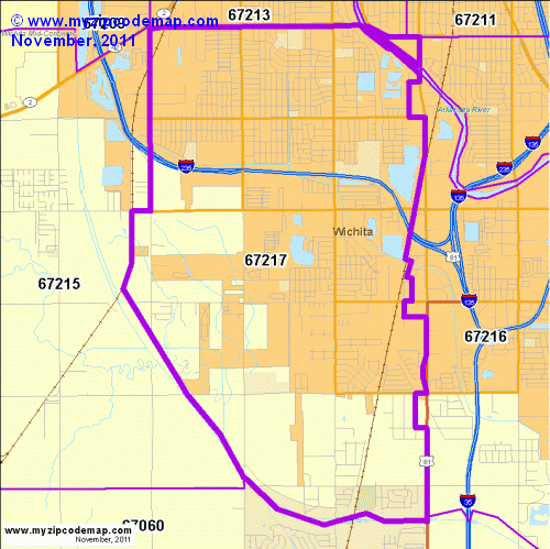 map of 67217