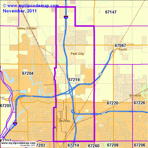map of 67219