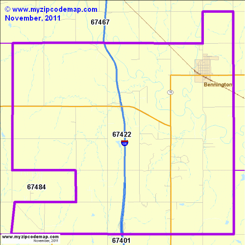 map of 67422