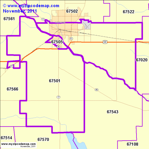 map of 67501