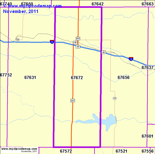 map of 67672