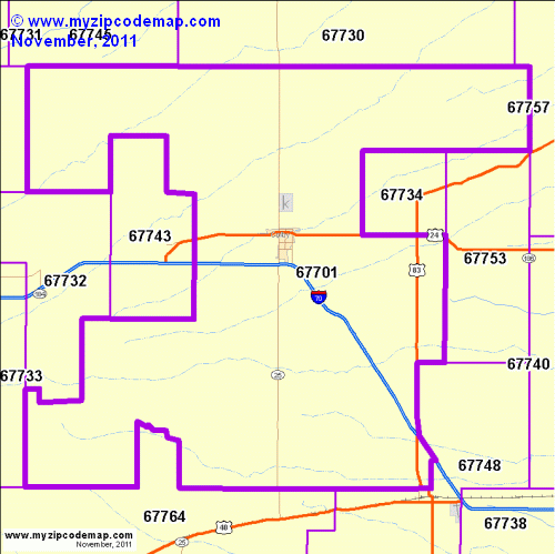 map of 67701