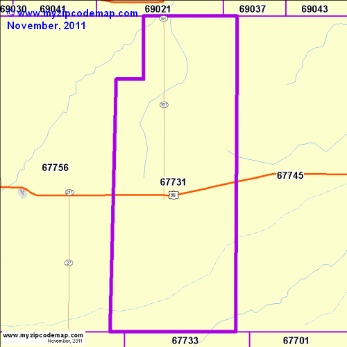 map of 67731