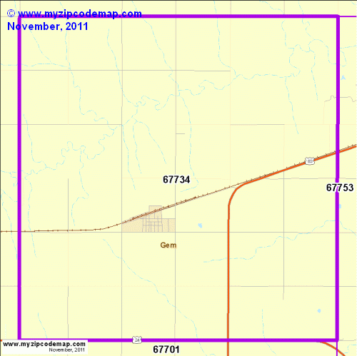 map of 67734