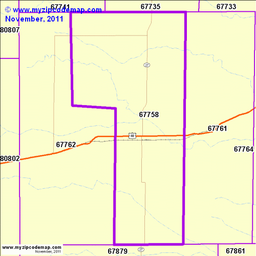 map of 67758