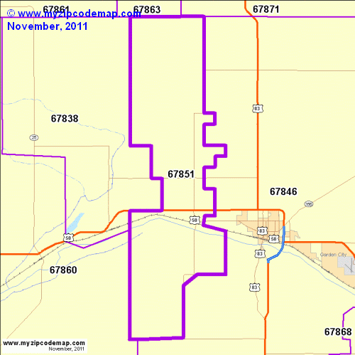 map of 67851