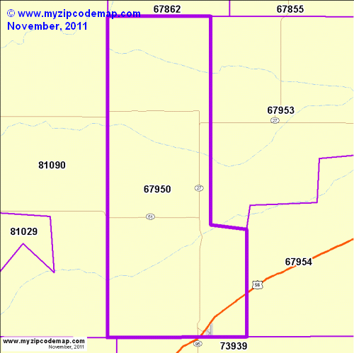 map of 67950