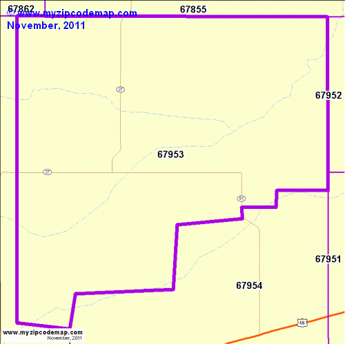 map of 67953