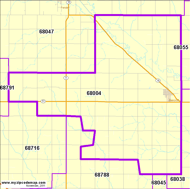 map of 68004