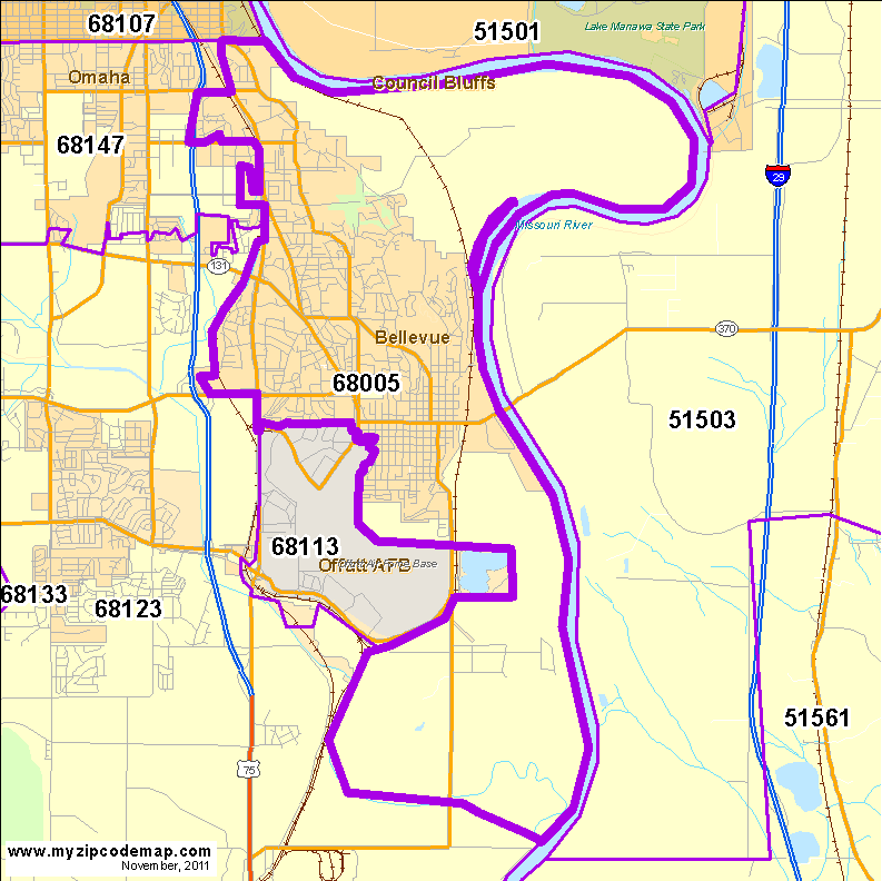 map of 68005