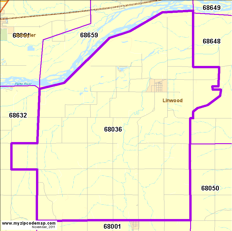 map of 68036