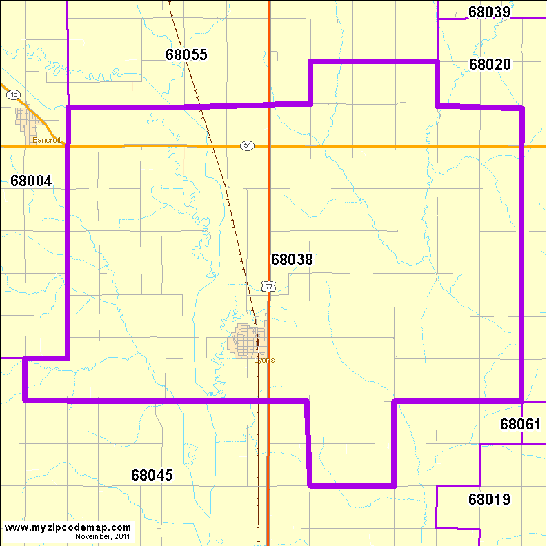 map of 68038