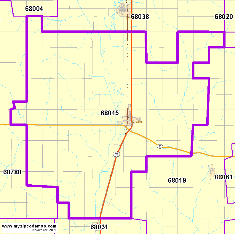 map of 68045