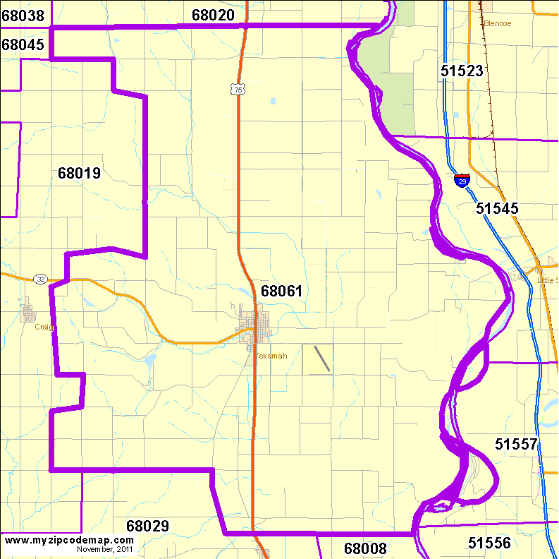 map of 68061